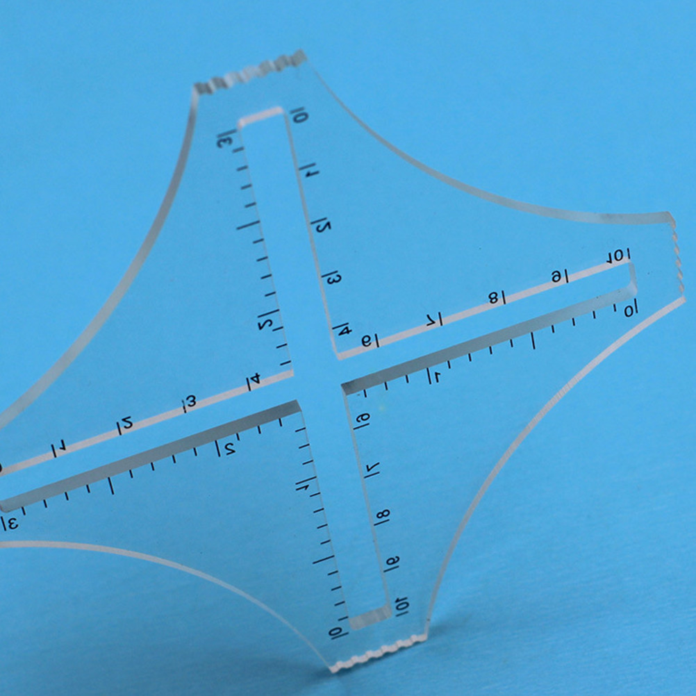 Sewing Gauge Ruler - Knitting Density Ruler Professional Acrylic Gauge