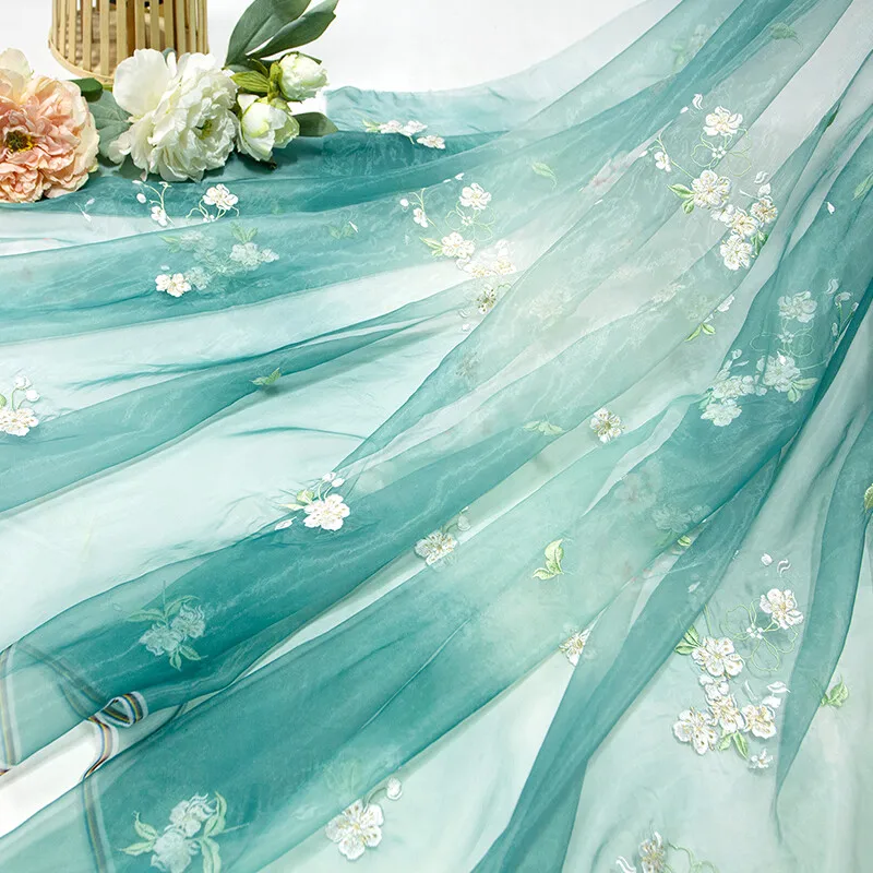 1m Flower Pear Blossoms Cloth  - đánh giá và giá Sewing Batik Fabric