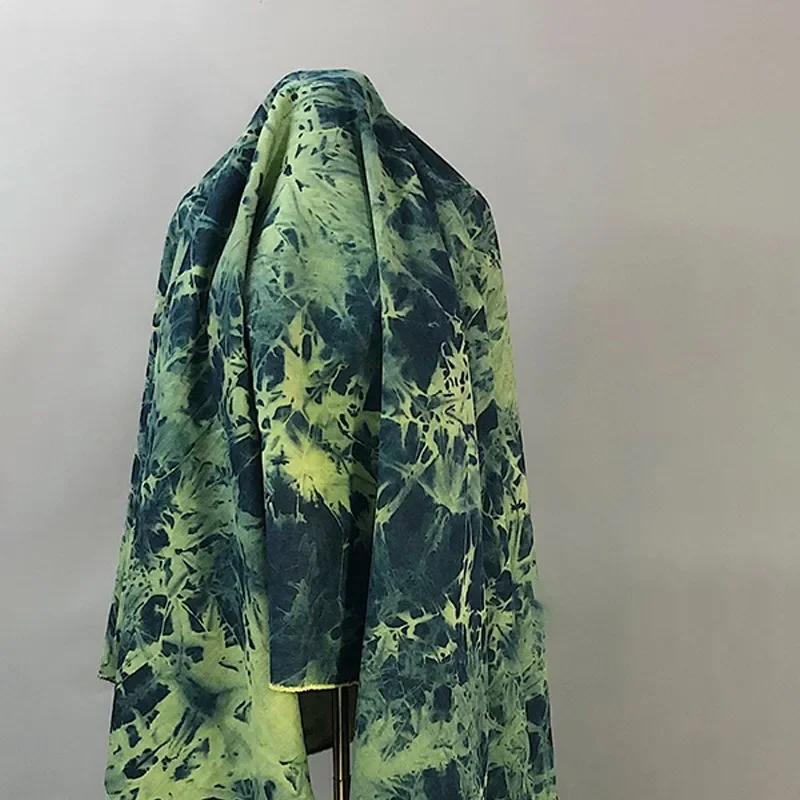 50X170CM Washed Tie-Dyed Denim - đánh giá và giá Sewing Batik Fabric
